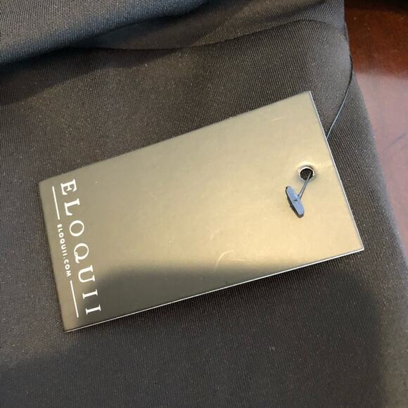 Eloquii black bell sleeve scuba crepe midi dress size 14 NWT - Picture 9 of 16